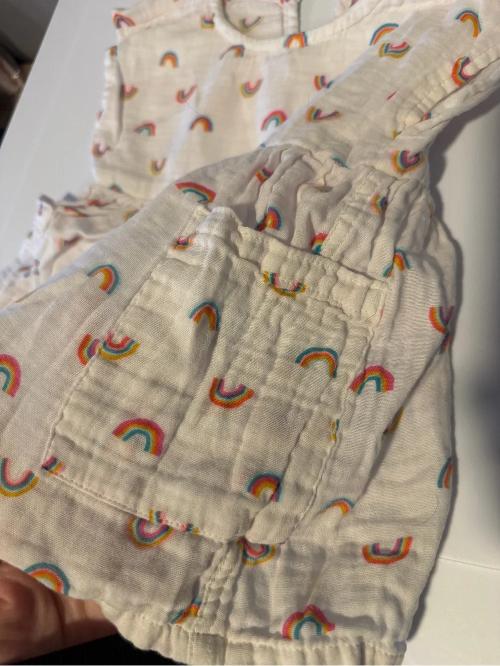 Toddler Girl Cat and Jack Rainbow Two-Piece Set Size 4t